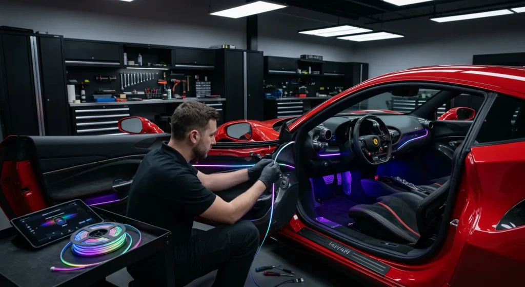 Custom Car Ambient Lighting in Syracuse, NY: A Complete Guide 1 Notorious Auto Protection 5DTzXnQOkd17 x63vMuwZ ow7Wgxus Notorious Auto Protection