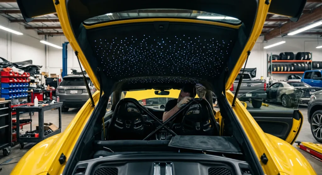 Starlight Headliner vs Fiber Optic Star Roof: What's the Difference? 1 Notorious Auto Protection lCxyCh0cR9 CGltQMeqbI WW3hYN9y Notorious Auto Protection