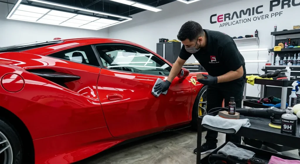 Can You Put Ceramic Coating Over PPF? Stacking Protection Explained 1 Notorious Auto Protection pPkU4iSnvNXTzfjVi5JXS VOSYcbBC Notorious Auto Protection